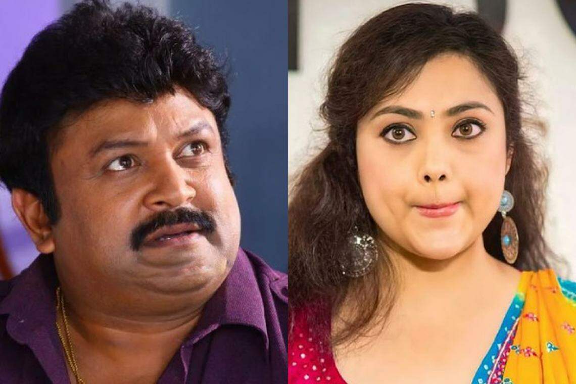 மீனாவைச் செல்லமாக மிரட்டிய பிரபு