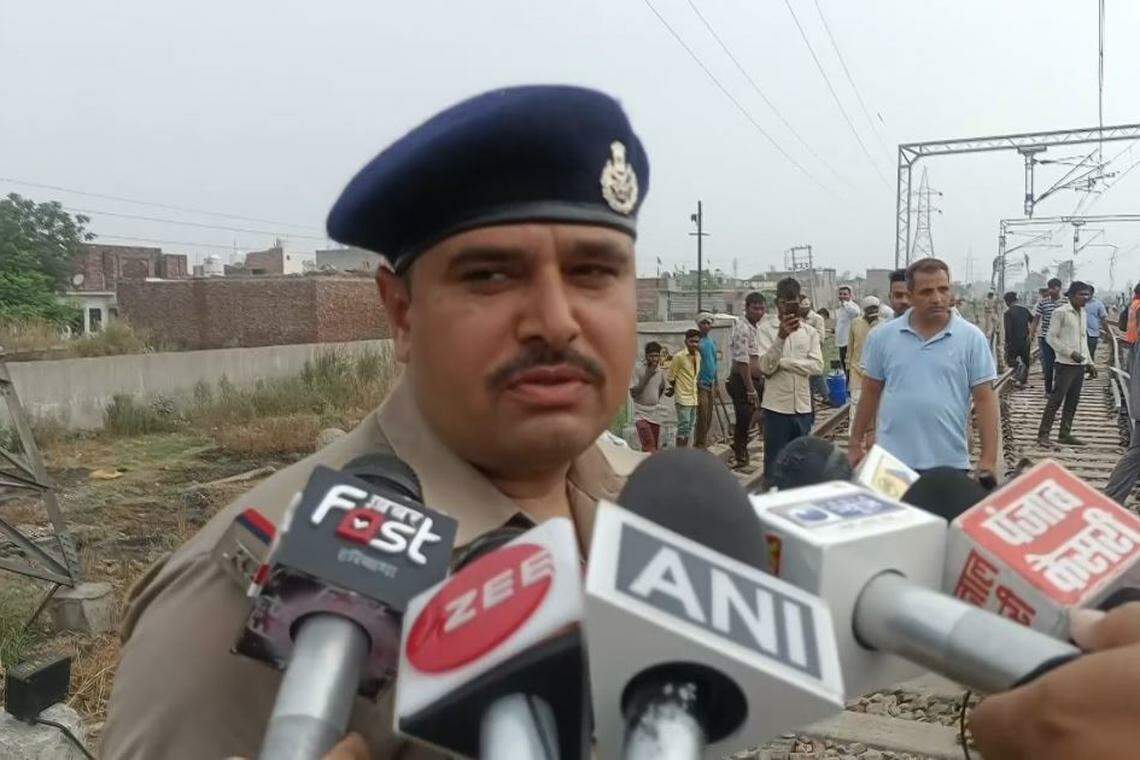 ஹரியானா: கர்னாலில் தடம் புரண்ட சரக்கு ரயில்