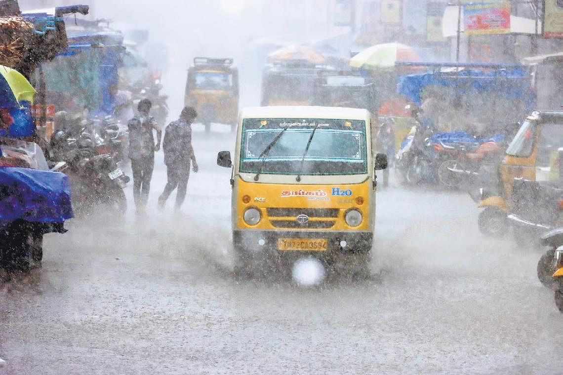 தமிழகத்துக்கு கனமழைக்கான மஞ்சள் எச்சரிக்கை